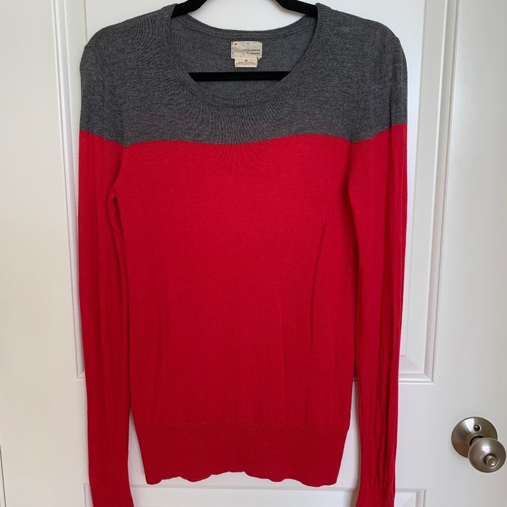 Coincidence and Chance color block sweater, size M